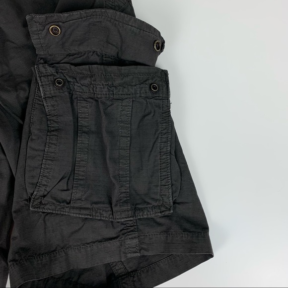 American Eagle Longer Length Cargo Shorts Gray Brown 100% Cotton Men’s Sz 32 NWT - Picture 13 of 16